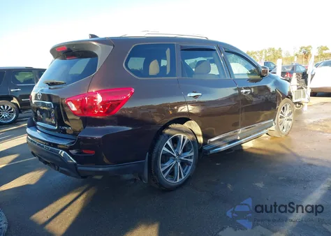 2019 Nissan Pathfinder Platinum из США, поврежденный, VIN 5N1DR2MN2KC648655